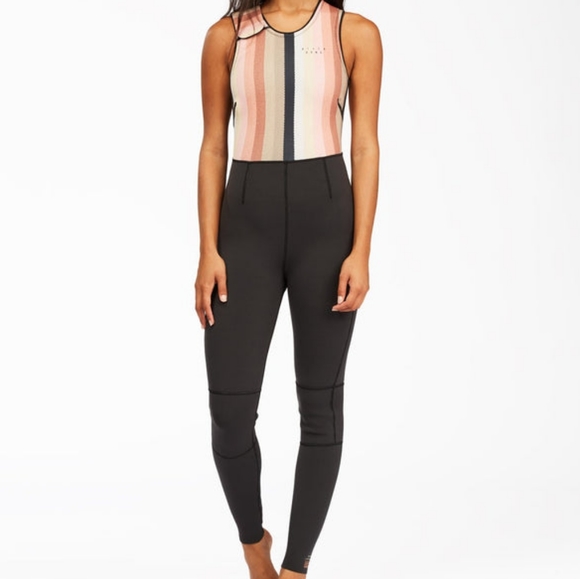 Billabong Swim Nwot Billabong Mm Sol Sistah Long Jane Spring Suit